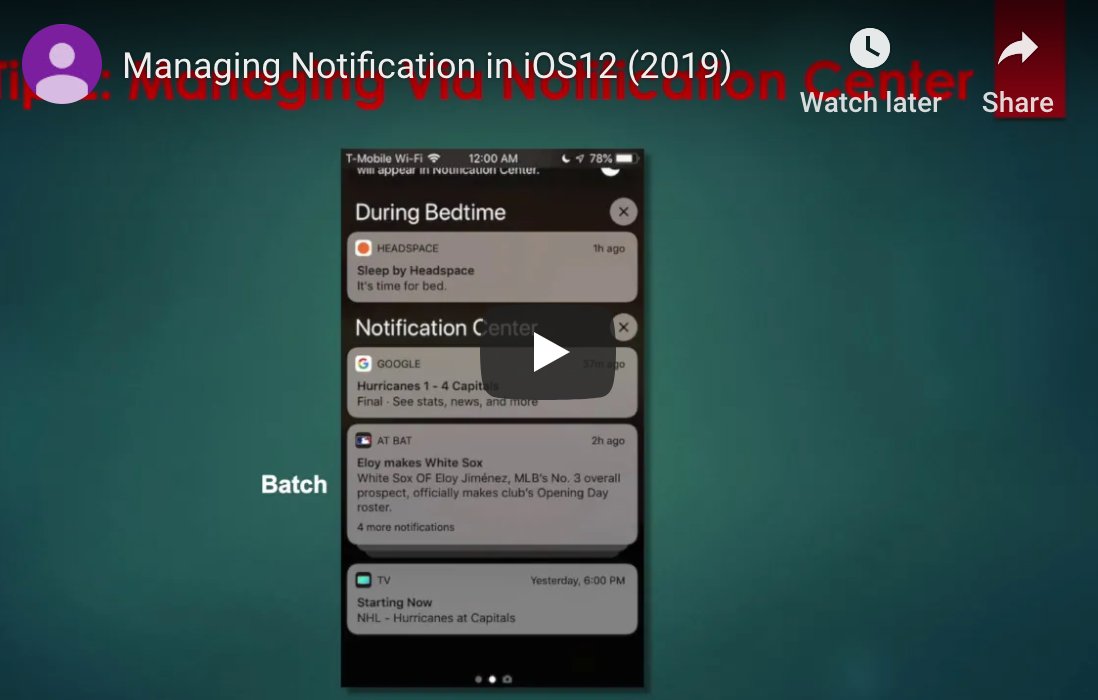 iphone and ipad notifications