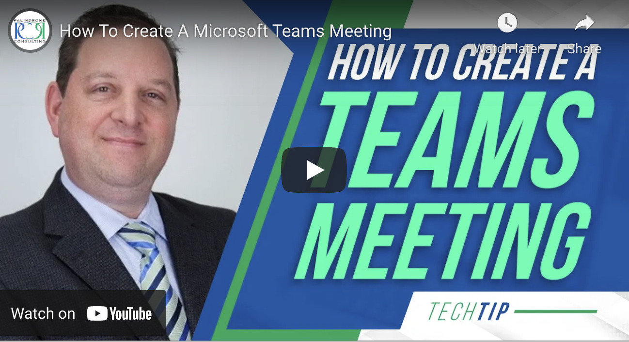 How To Create A Microsoft Teams Meeting